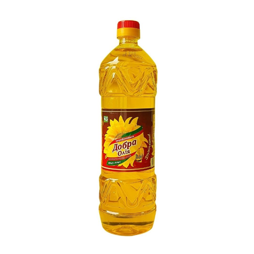 BOTTLE 1l Sunflower refined oil - KaissaOIL